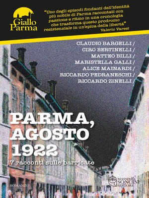 cover image of Parma, agosto 1922